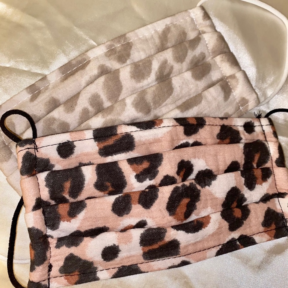 Cheetah Cotton Face Masks